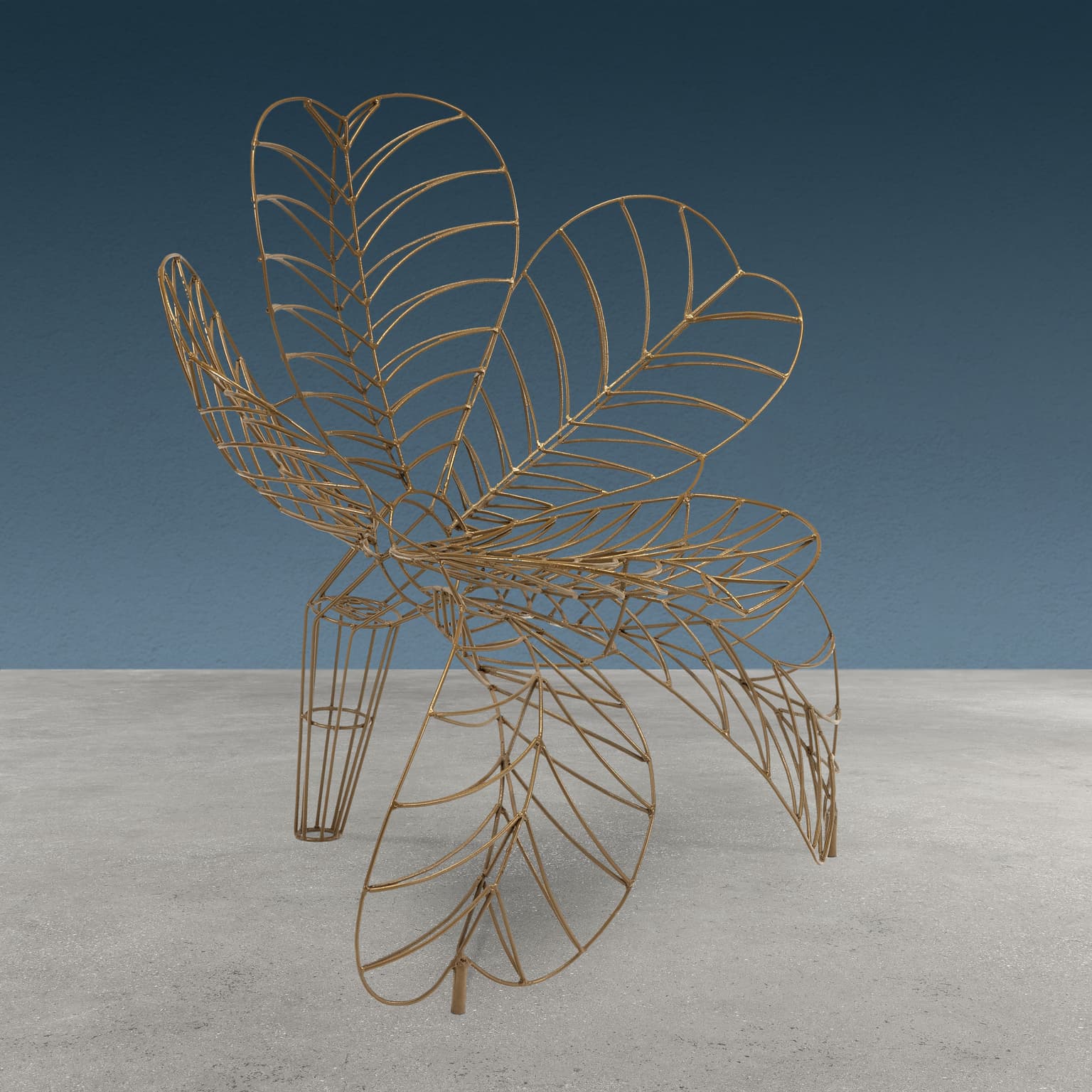 Fiore Bulat armchair, Minimalisti series, design by Anacleto Spazzapan