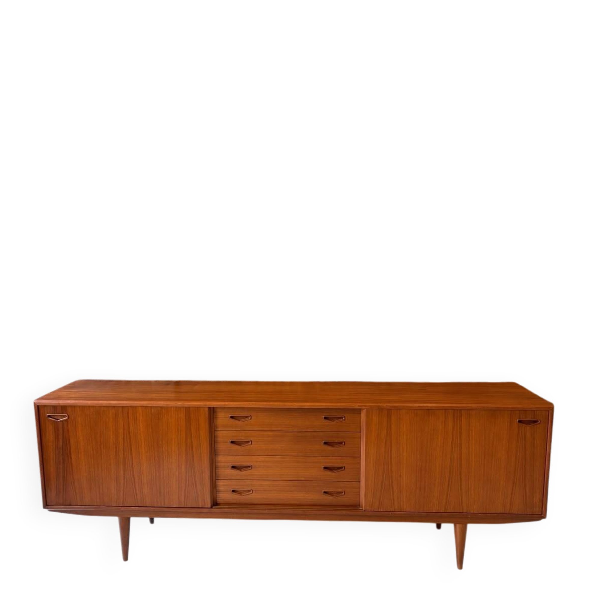 Teak enfilade Clausen & Son, Denmark 1960