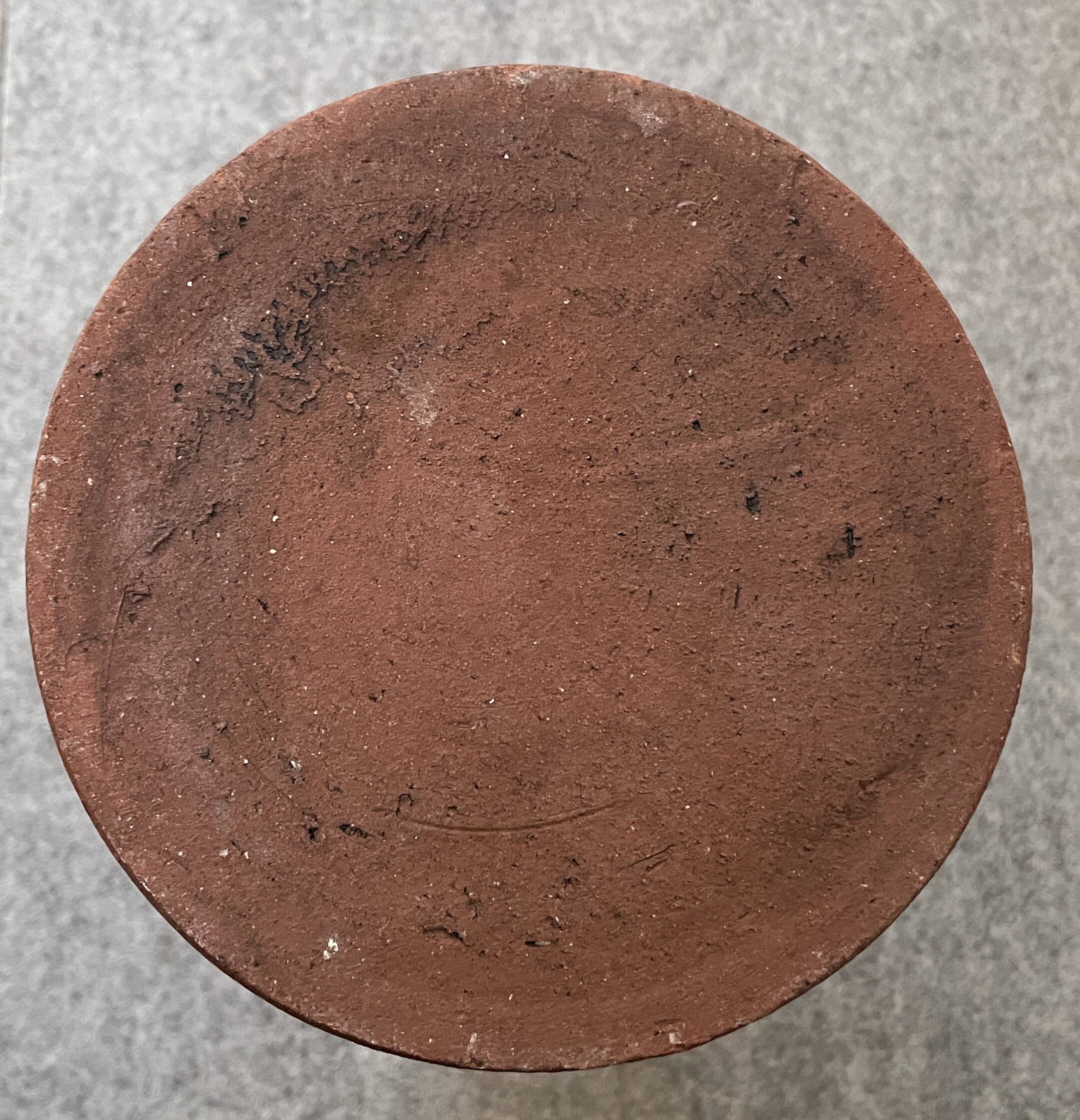 Glazed stoneware vase, 1960s-70s