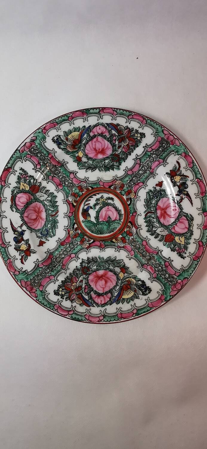Old porcelain plate from china macau