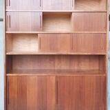Large teak buffet bookcase 1950