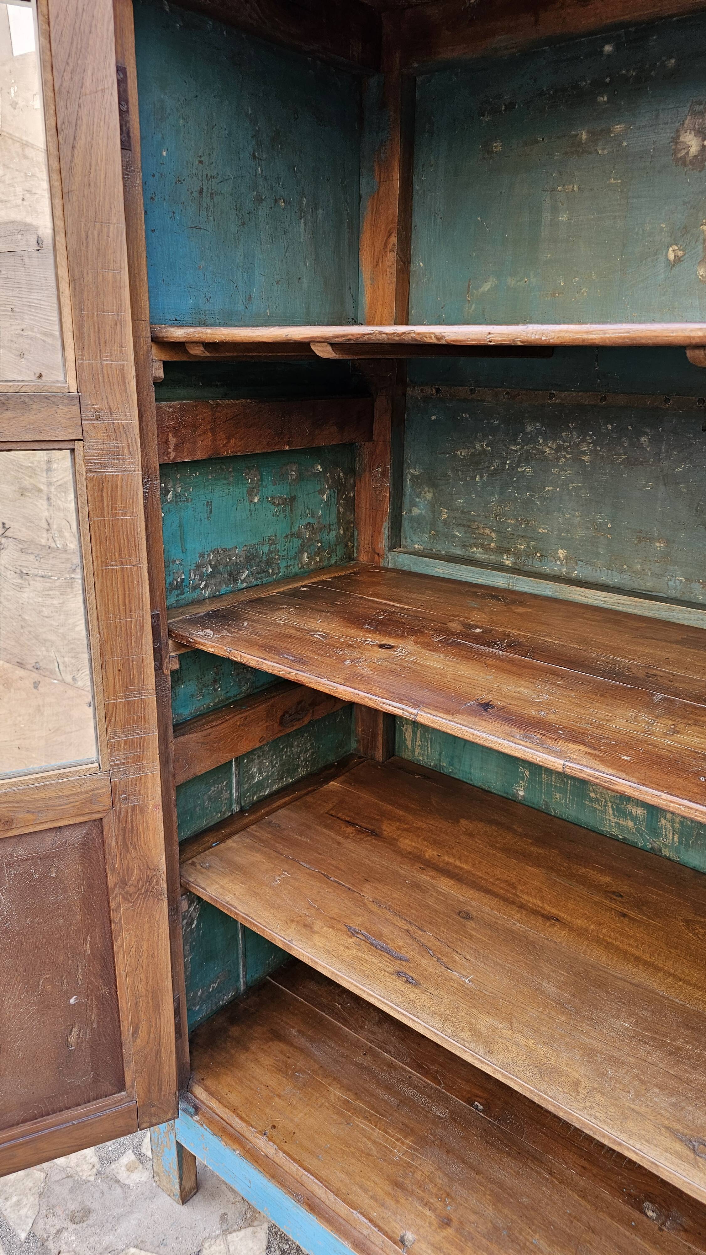 Antique Art Deco sideboard in Burmese teak