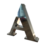 Letter A of commercial sign