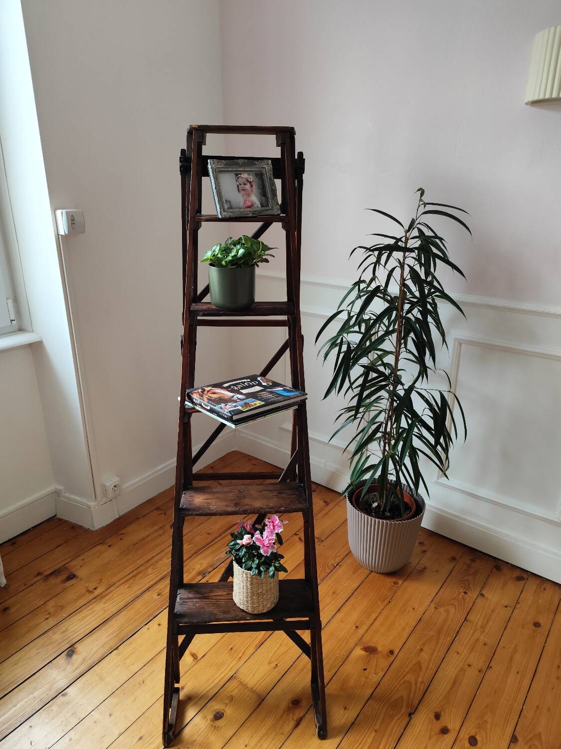 Antique stepladder