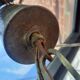 Globe Murano chandelier 70s vintage