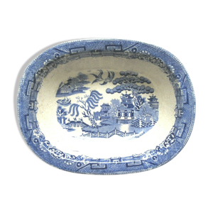 plat ancien ovale et