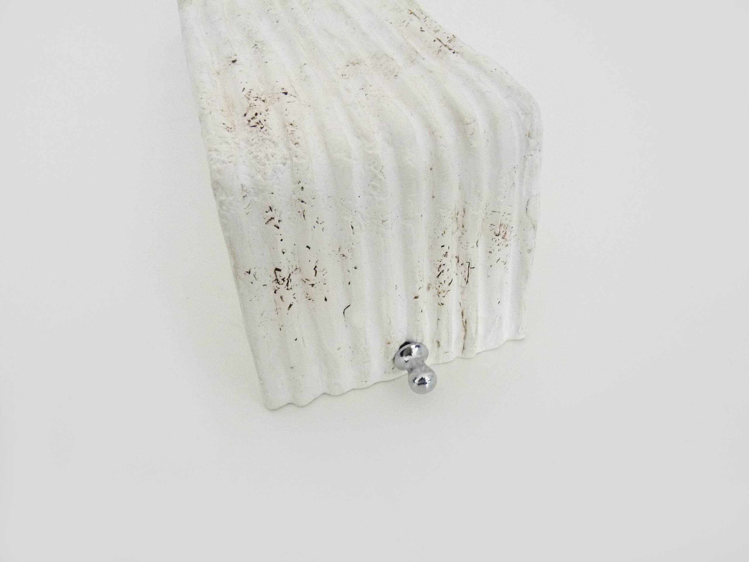 Large minimalist wall light in terracotta brand toscot italy