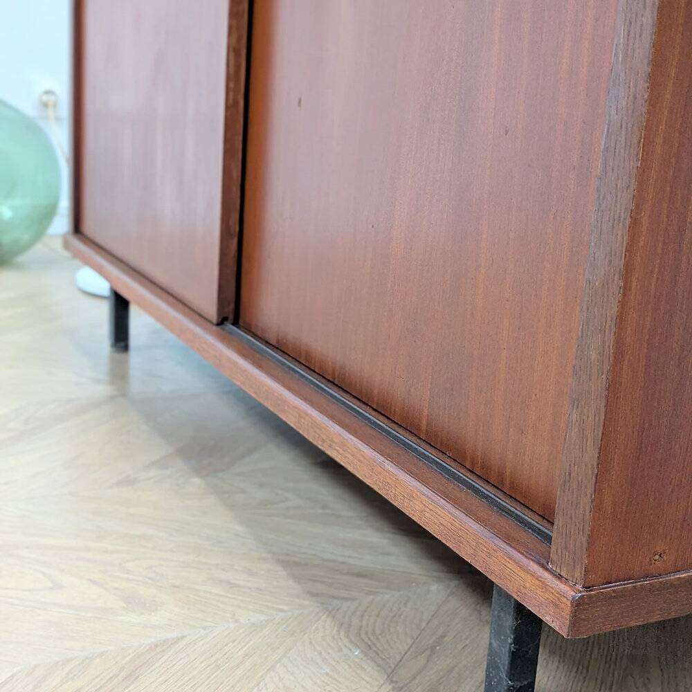 Petite enfilade moderniste teck & métal