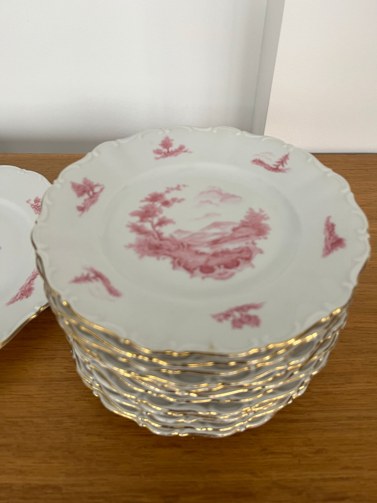 Dessert service 13 pieces porcelain