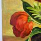 Large Table Bouquet of Flowers, Oil on Canvas, Signed Francine Dubo