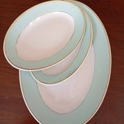 Plat ovale et raviers "Meudon" K&G Lunéville
