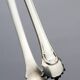 Silver-plated sugar or ice tongs — Ercuis model Pearls
