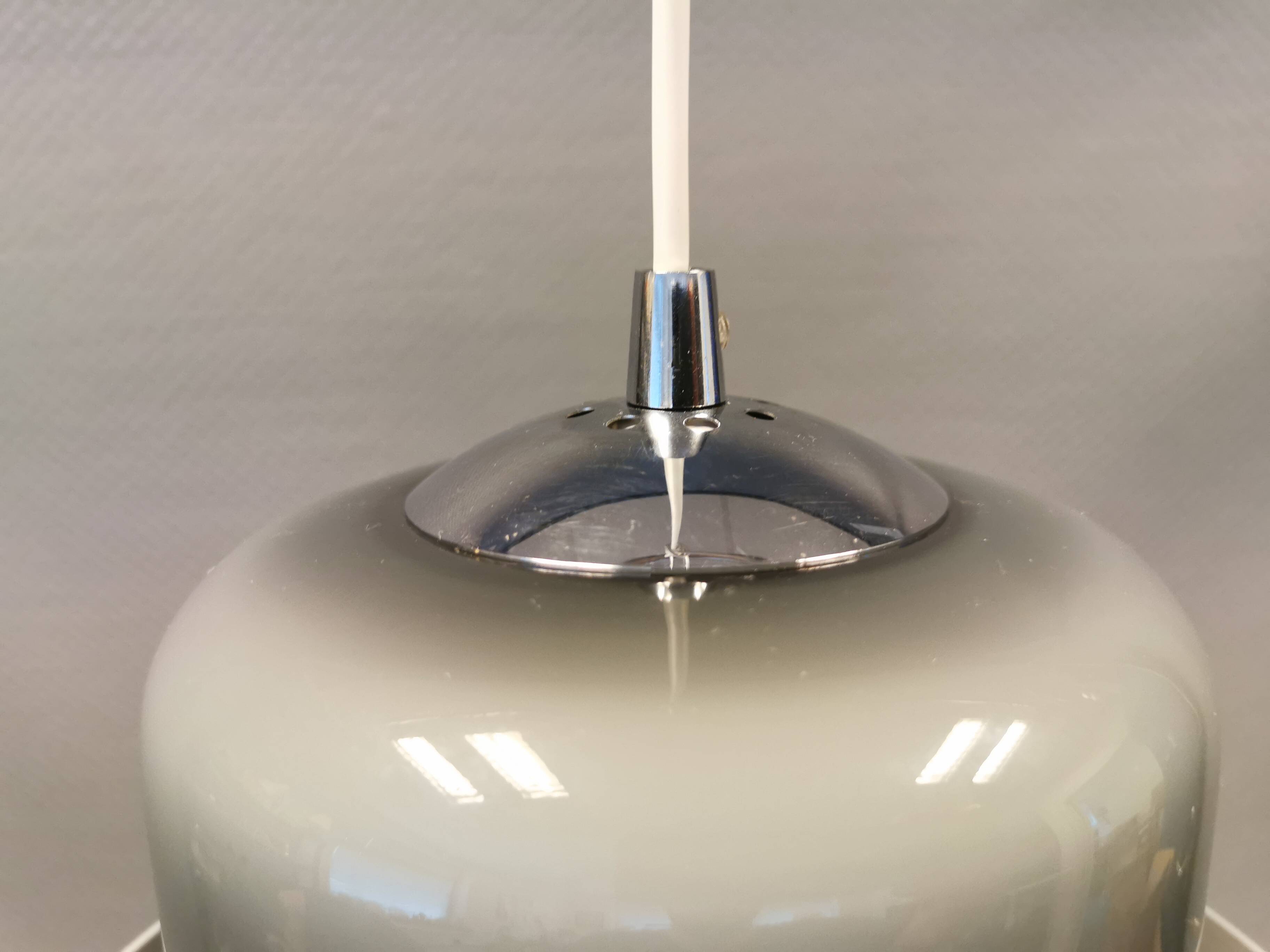 Hanging lamp in double layer glass