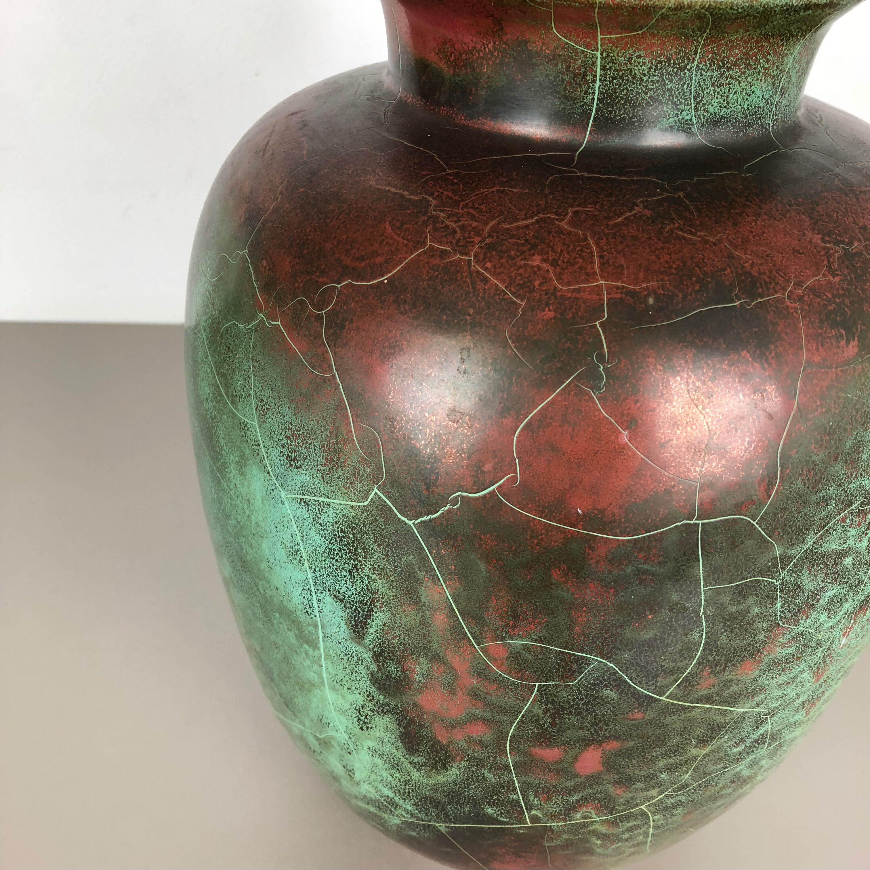 Large Ceramic Studio Pottery Vase Richard Uhlemeyer, Hannover Germany, 1940s