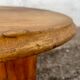Old bistro table in solid wood - Dimensions 200 x 86 cm