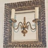 Applique murale laiton 2 ampoules