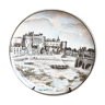 Plat décoratif art déco Creil et Montereau Choisy-le-Roi Château d'Amboise