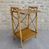 Rattan bedside table, 60s