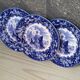 Set of 3 small Wedgwood porcelain plates