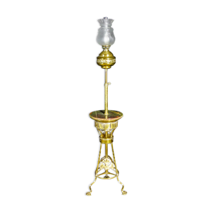 Lampadaire art nouveau avec plateau