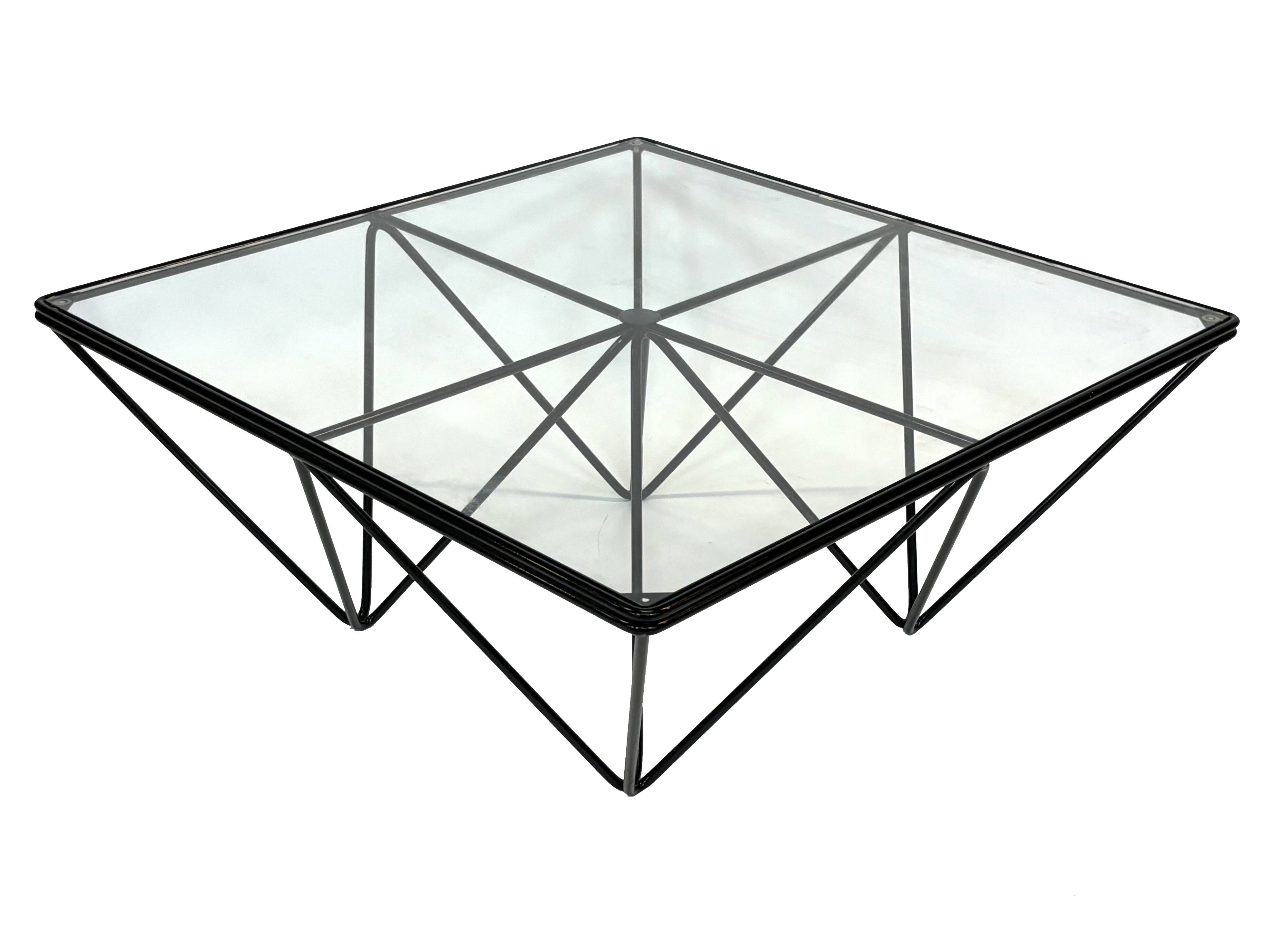 Vintage coffee table steel wire coffee table minimalist design