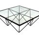 Vintage coffee table steel wire coffee table minimalist design
