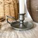 Tin thumb candle holder