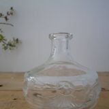 Soliflore vase in glass pattern fish and jellyfish