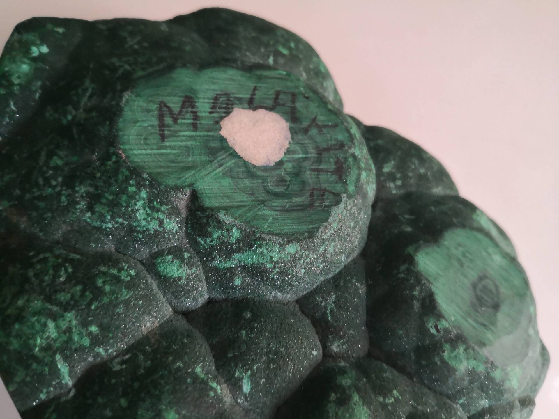 Malachite tray