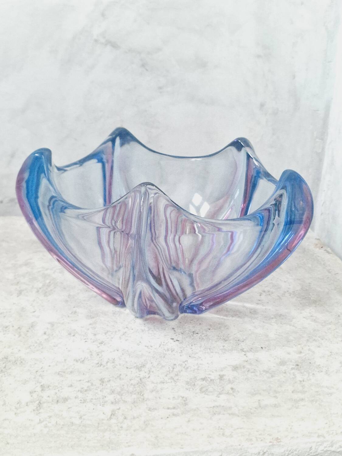 Cendrier en murano italie vintage