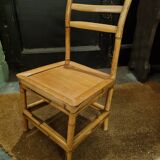 small bamboo chair
