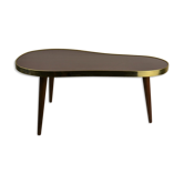 Coffee table tripod bean in formica, vintage 1960