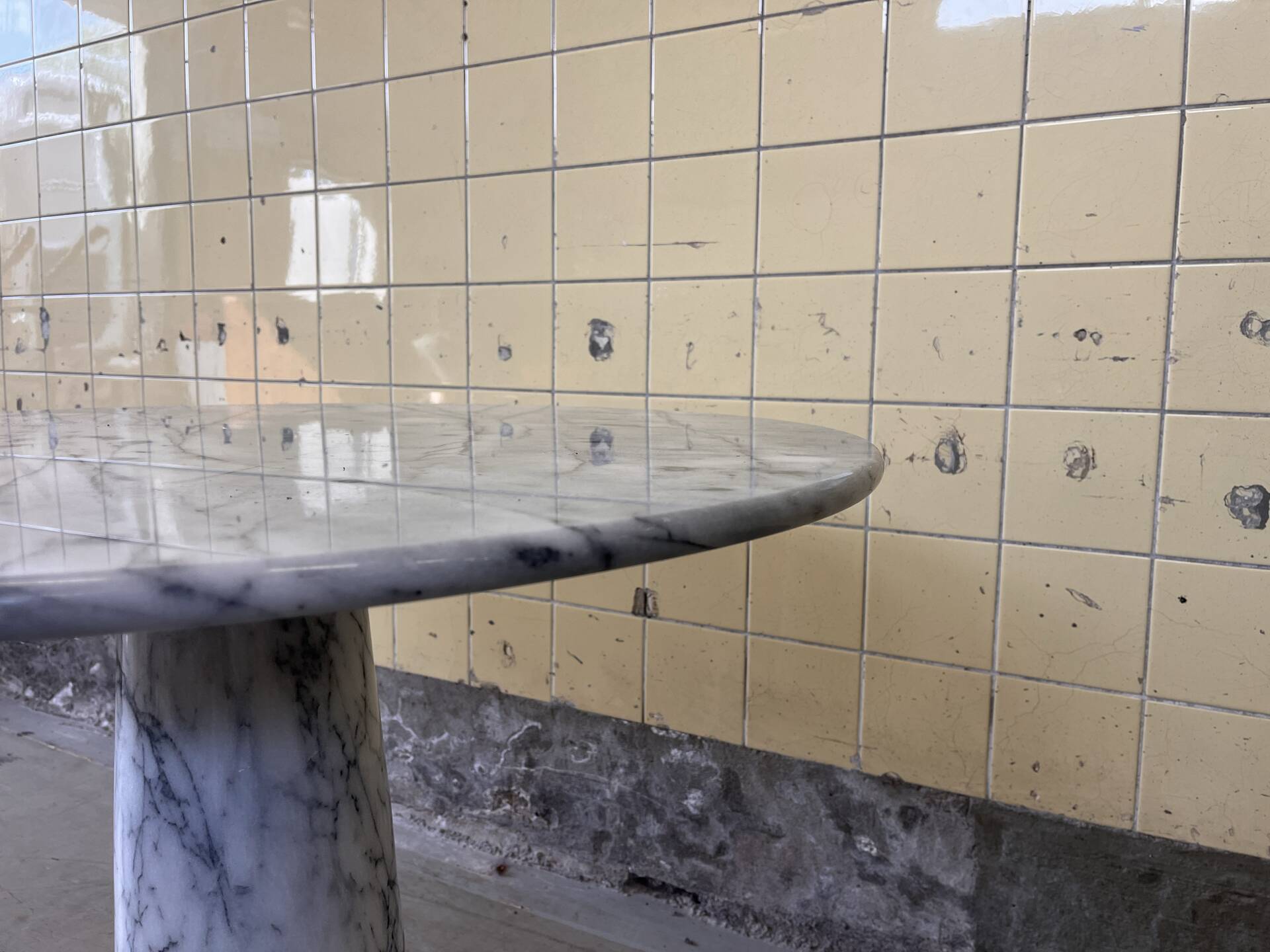 Vintage marble dining table