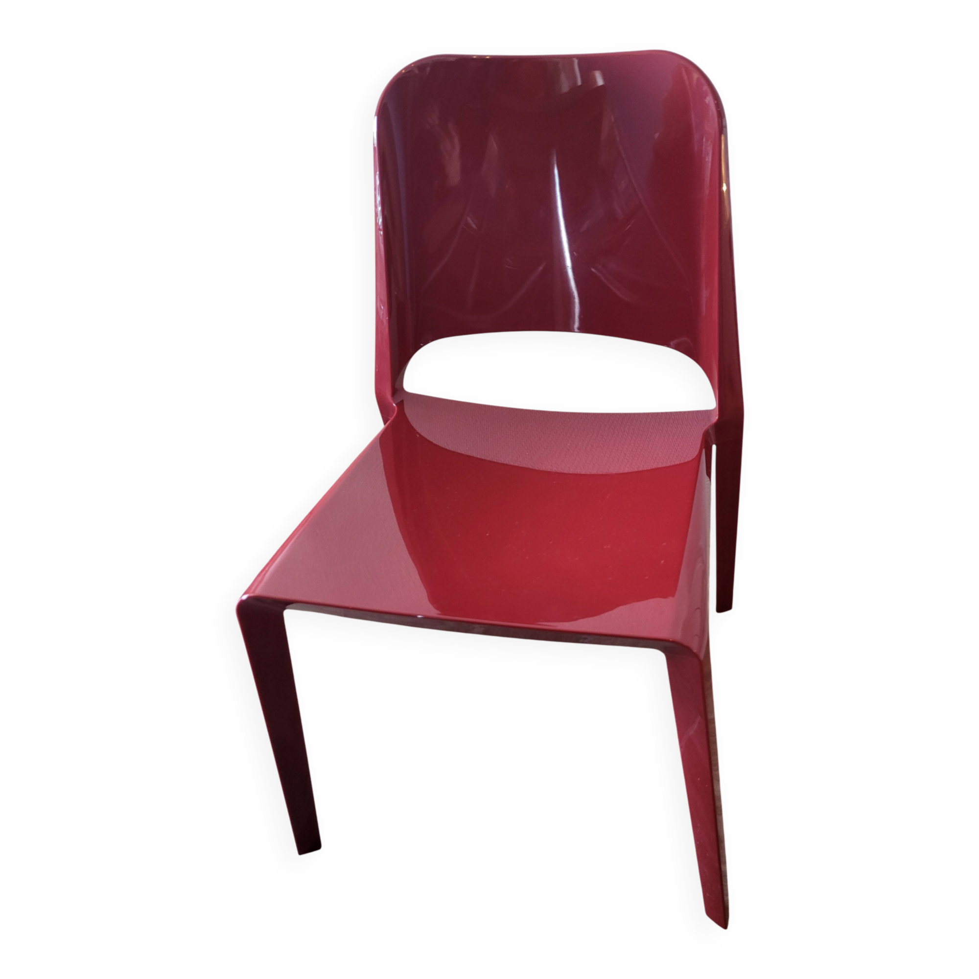 4 chaises kate de zanotta  designer  roberto barbiéri