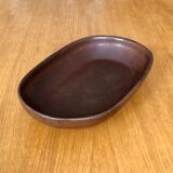 Vintage brown Dutch ceramic dish