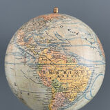 Terrestrial globe world map geographer Forest XIXth