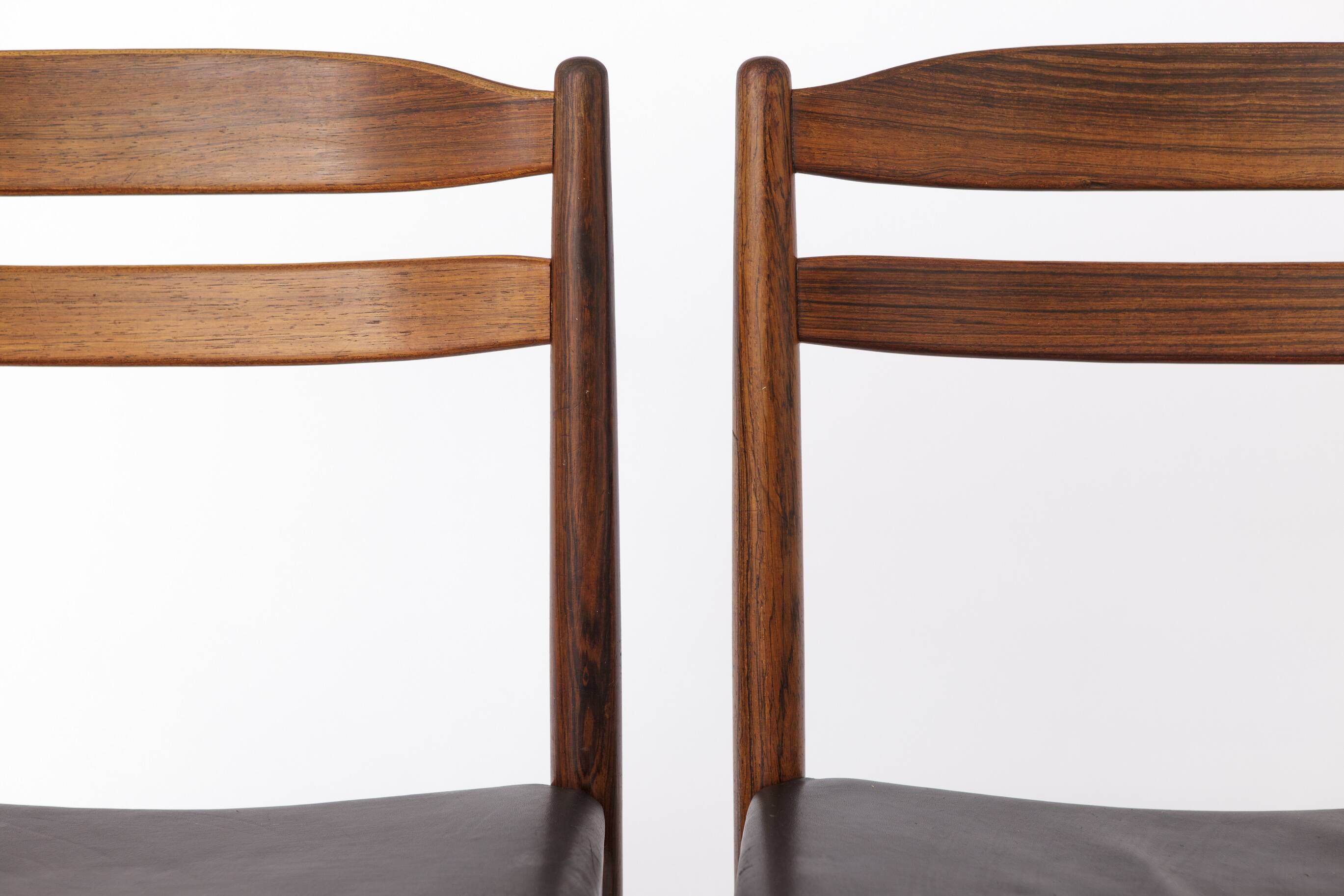 2 Vintage Dining Chairs 1960s, by Albert Johansson & Söner, Hyssna, Sweden