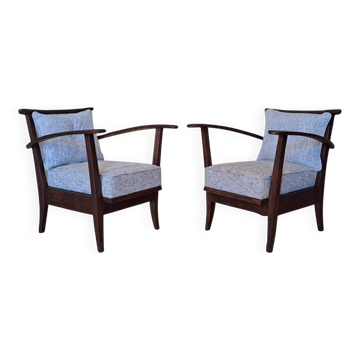 Paire de fauteuils ULUV tchèques, 1950