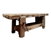 Carpenter's establishment in natural wood nineteenth century (long 225cm)