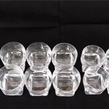 Glass service for 6, 17 pieces Sergio Asti for Arnolfo di Cambio.