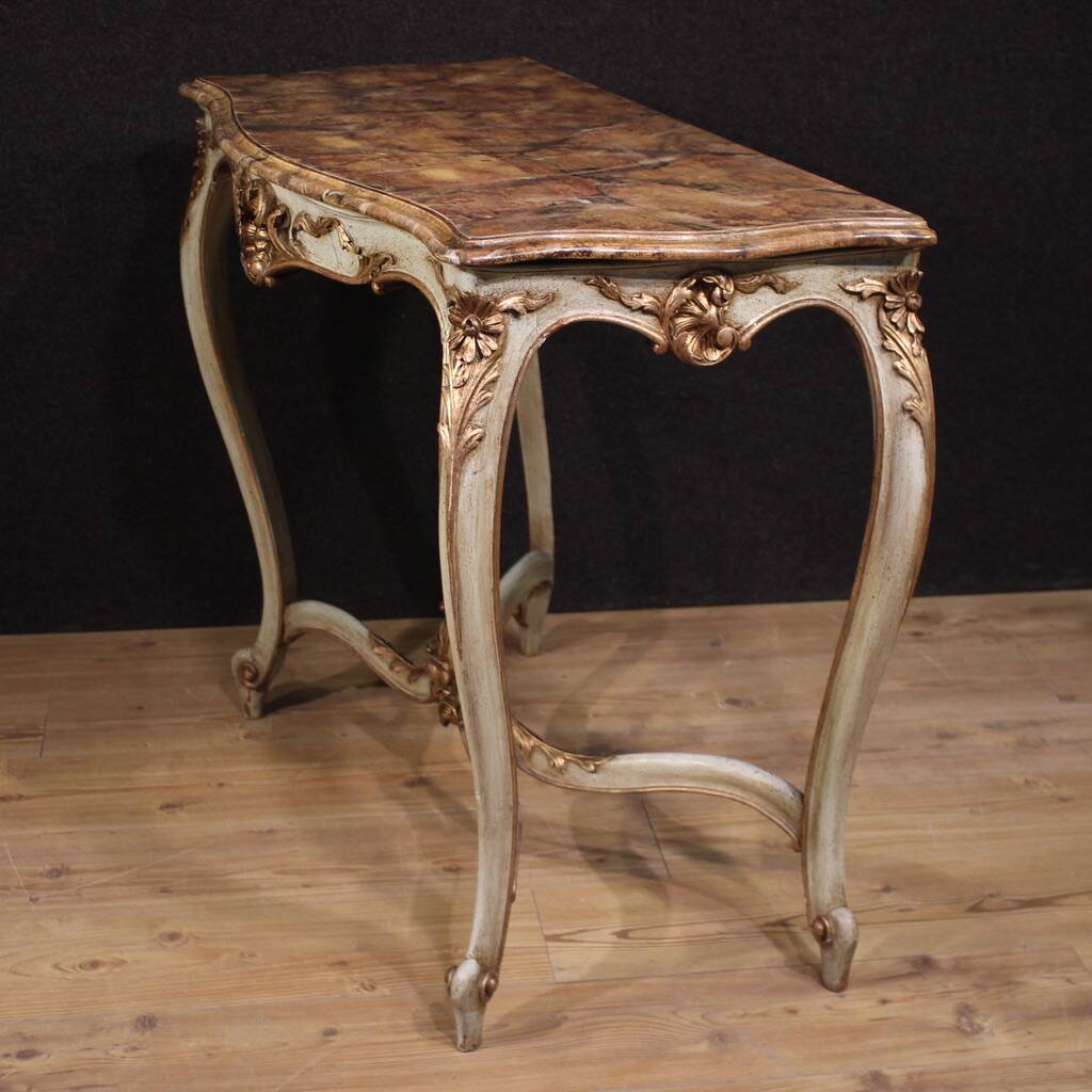 French lacquered console in Louis XV style