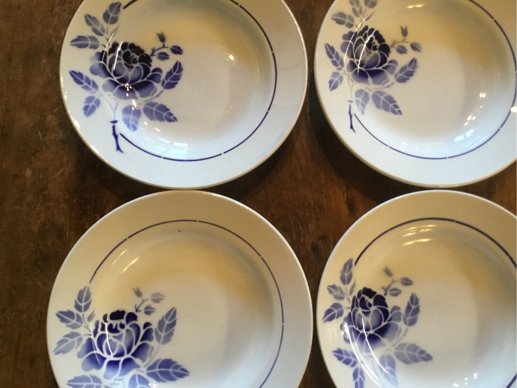 6 "Rosine" hollow plates