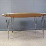 Superellipse Table by Bruno Mathsson and Piet Hein for Fritz Hansen