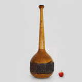 Jacaranda wood vase from the 80s