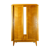 Armoire portes coulissantes pieds compas 1960