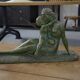Terracotta sculpture with bronze patina by Ugo Cipriani