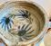 Ceramic pan XXth signature to be identified