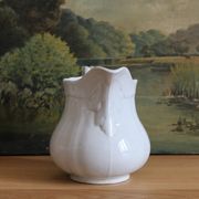 Ironstone pitcher, "China" pattern, Sarreguemines, 19th century