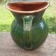 Mid-20th century glazed terracotta pitcher