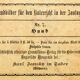 Poster "dog" lithograph Karl Jansky Böhmen 1897